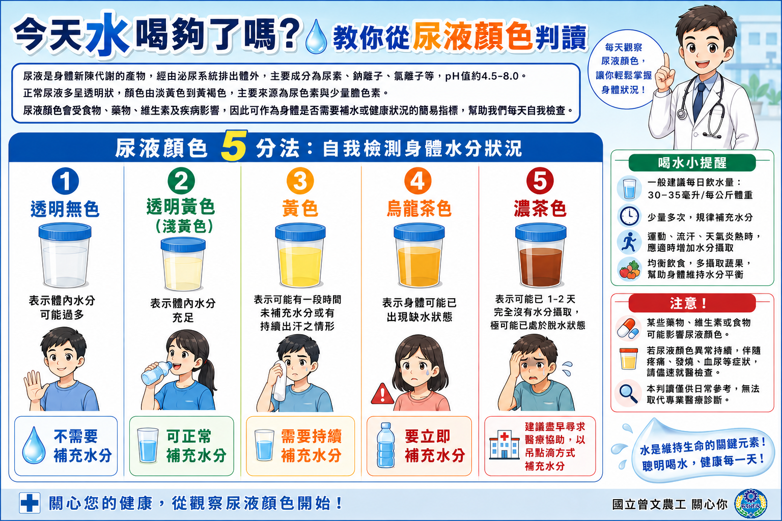 喝水